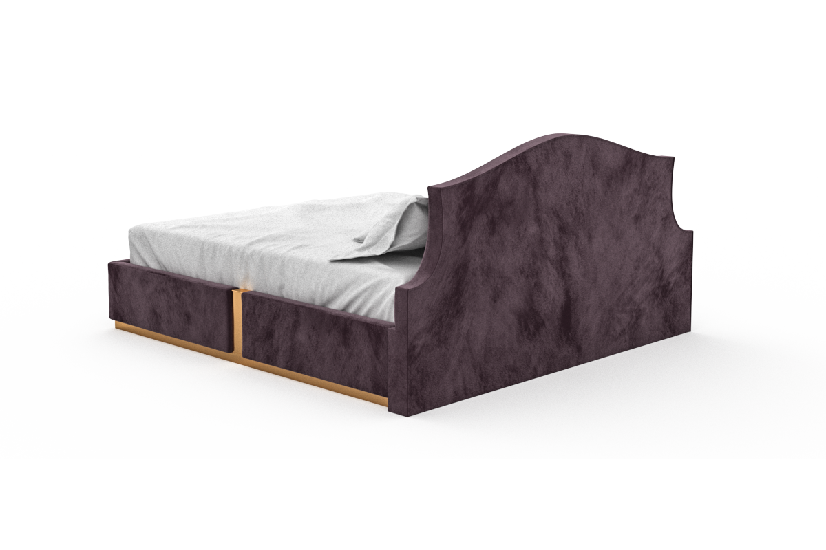 фото Кровать с Латунью от фабрики Bottega