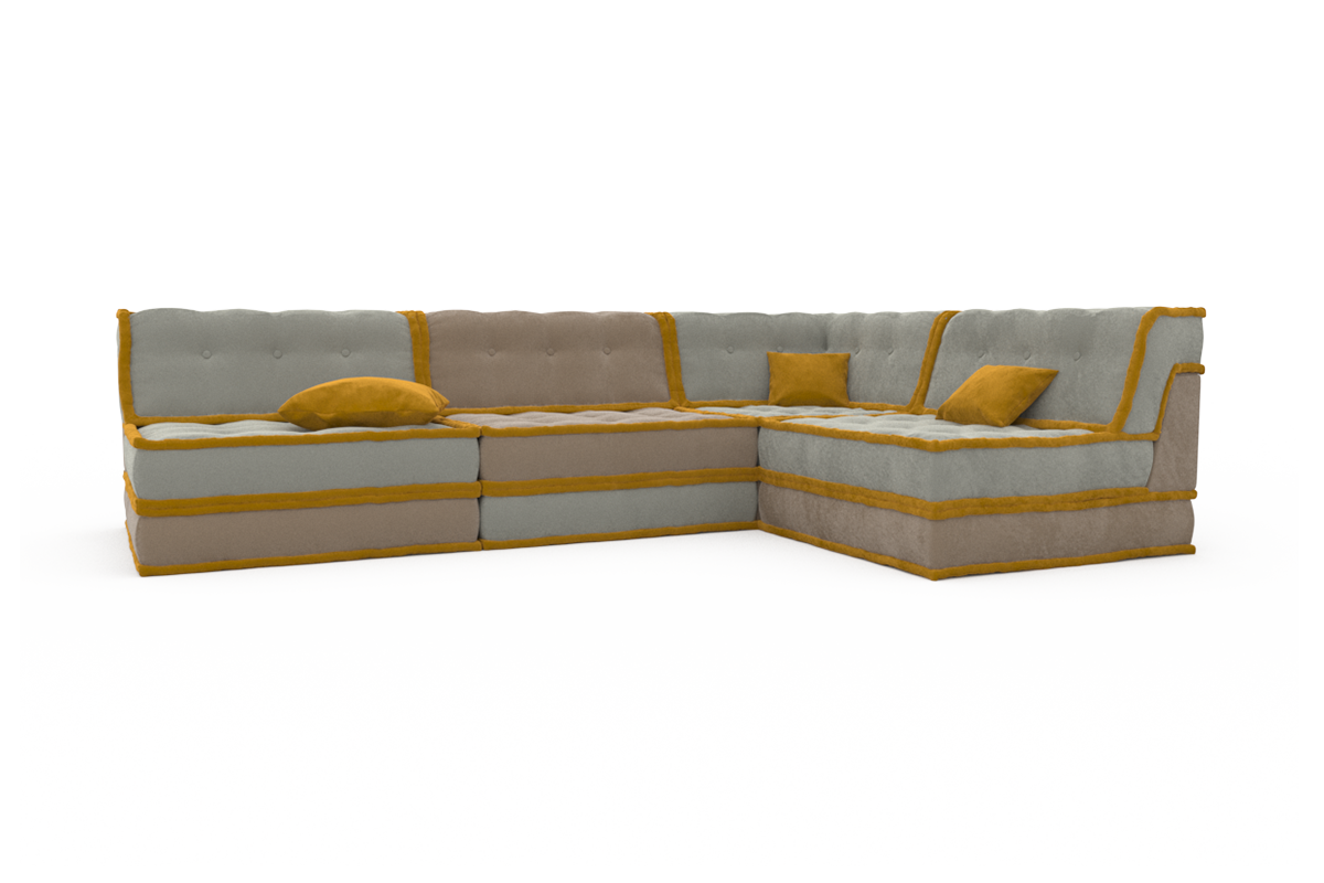 фото Модульный диван Куба от фабрики Bottega